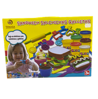 Juego plastilina Sandwinch y salchichas