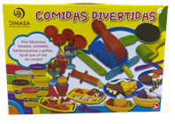 Juego plastilina comidas divertidas