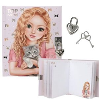 Diario con Llave y Candado Topmodel Diario Gatito Kitty And Doggy