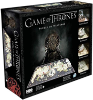 PUZZLE 4D LICENCIADO JUEGO DE TRONOS 1400 PIEZAS Y 65 CASTILLOS 30X18X2