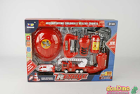 Set bomberos camion y herramientas
