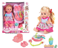 Muñeca lovely deluxe 35 cm. accesor