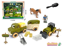 Granja c/tractor y furgoneta