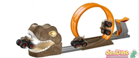 Pista monster track dinosaurio