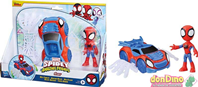 Bolido aracnido c/figura spidey