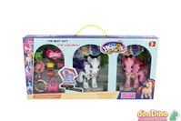 Set 2 ponys con accesorios