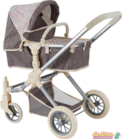 Coche capota grande flores