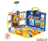 Hospital mascotas c/4 animalitos