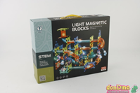 Set bloques magneticos c/luz 110 pz