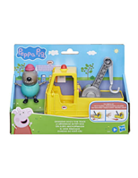 FIGURA PEPPA PIG EL GRAN REMOLQUE DEL ABUELO PERRO