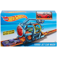 Hot Wheels Set Turbo Chorro Coche Wash FJN35 Neu