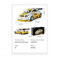 OPEL ASTRA V8 COUPE ESCALA 1:24 285 PCS C55036W CADA