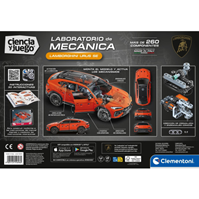 Clementoni Ciencia y Juego Laboratorio de Mecánica Lamborghini Urus, Juego de construcción +8 años
