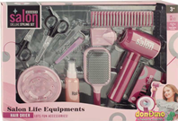 Set salon de belleza con secador 10 pzas.