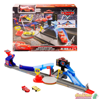 Circuito de acrobacias de la copa pistón cars disney - con rayo mcqueen - 93 cm.