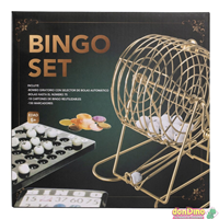 Bingo Set con Bombo Metálico