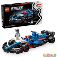 Coche f1 williams racing lego speed champions - 263 pzas.