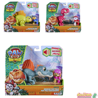 Dino rugiente + figura patrulla canina: la dino película surtidas