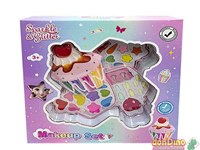 Caja maquillaje muffin 3 pisos sparkle & glitter