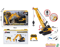 Grua r/c luz y sonido con batería y cargador
