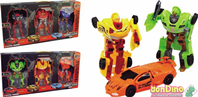Pack 3 robots deformation robot war transformables surtidos