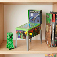 Mini pinball minecraft arcade luz y música